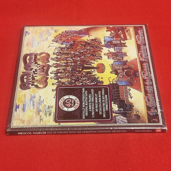 Procol Parum Live CD New Sealed 2009 - Picture 3 of 6